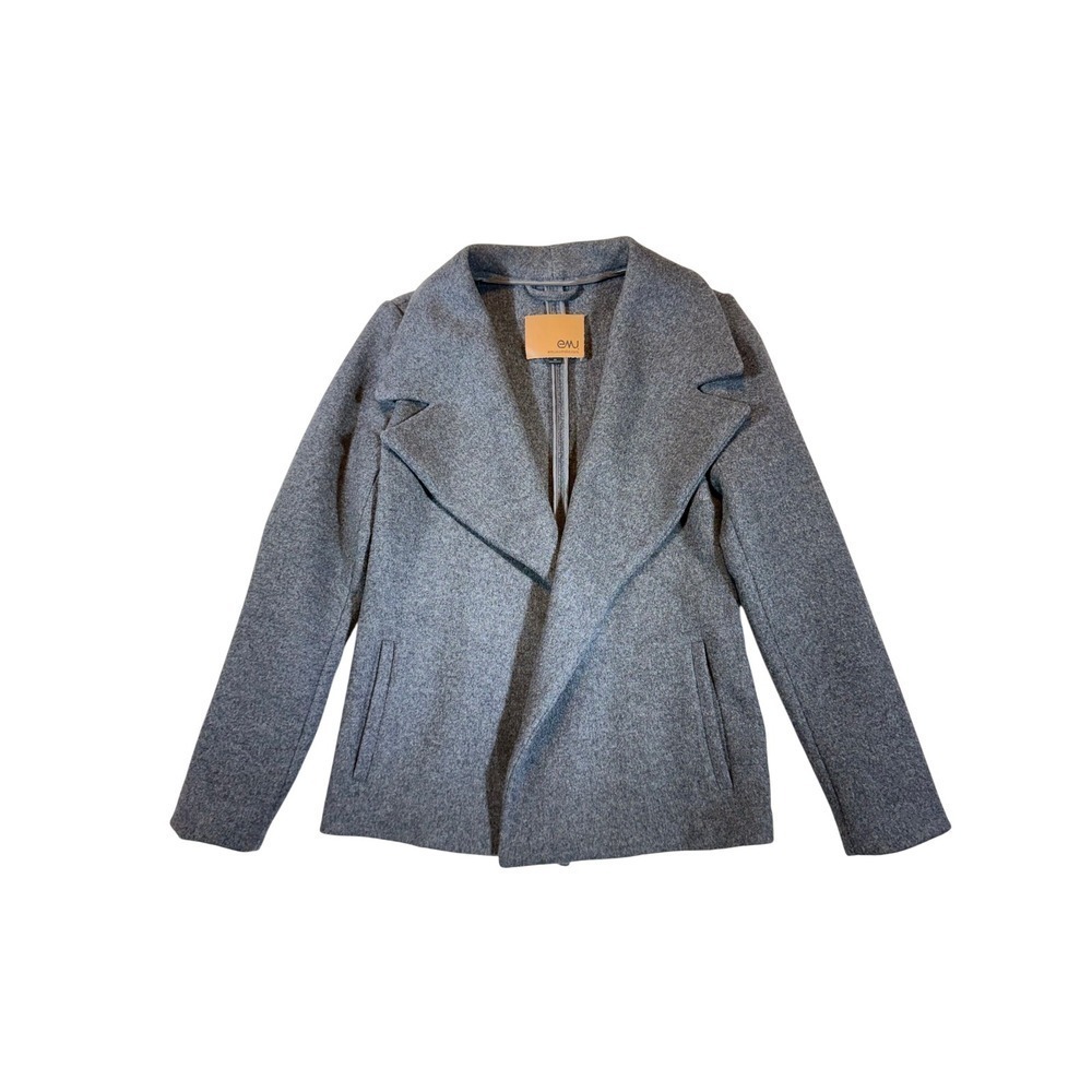 Emu Australia Women's Grey 100% Wool Jacket Coat XS